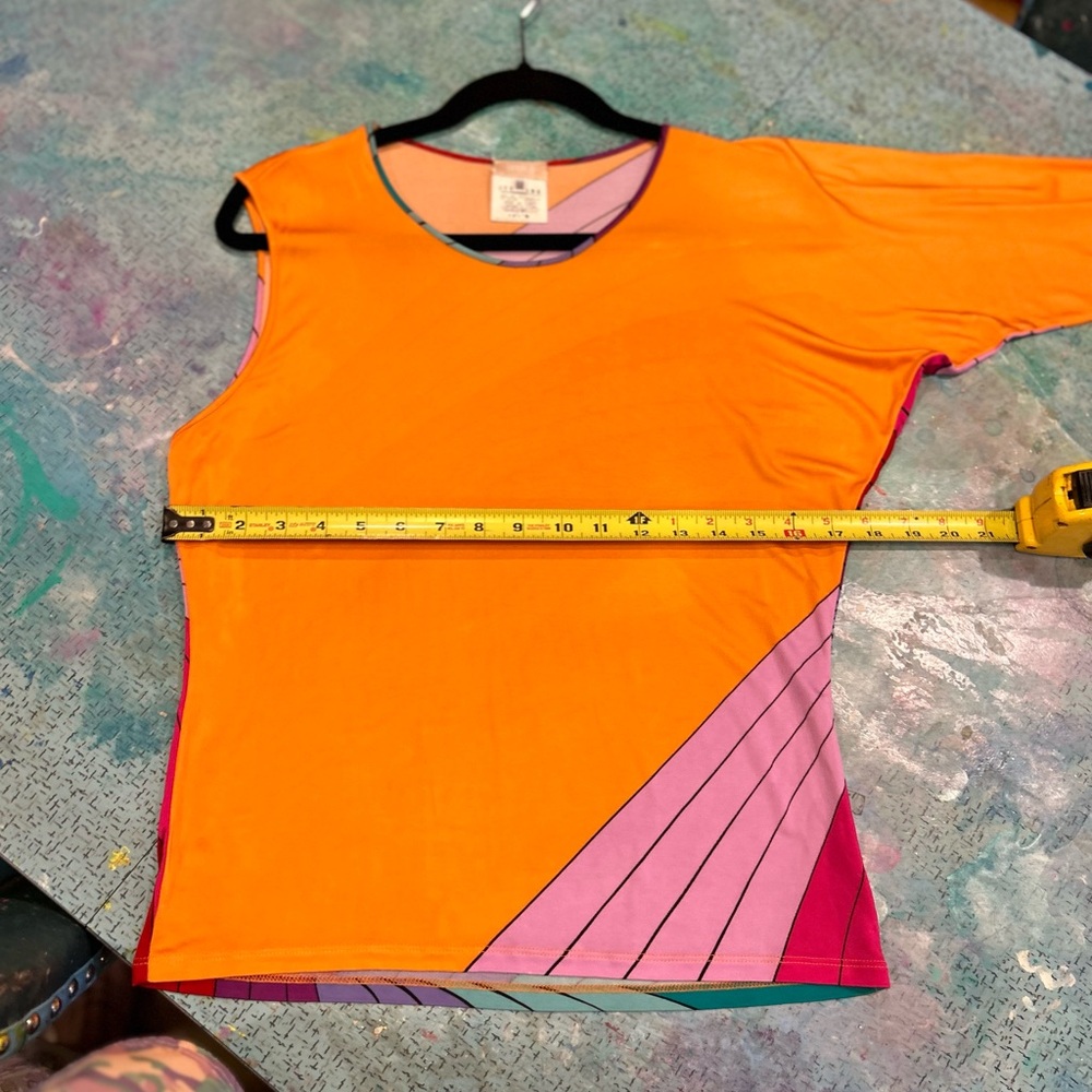 Y2K Versace Psychedelic Top - Picture 14 of 15